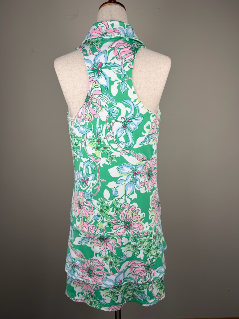 Lilly Pulitzer Luxletic Dania Dress UPF 50+ Tennis Dress Floral Print M - Picture 11 of 14
